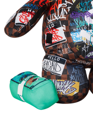 SHARKS IN PARIS THE RIZZ MONEYBEAR TEDDYBEAR BACKPACK