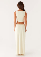 Lilabelle Twist Maxi Dress - Yellow